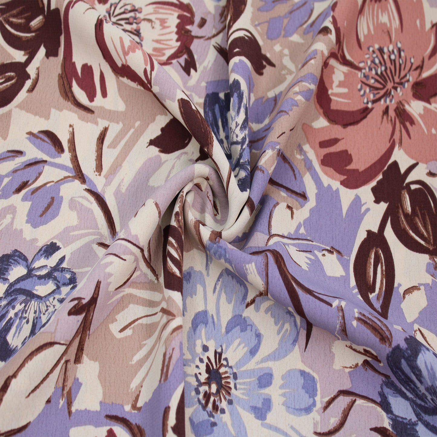 P-3169-754-LAVENDER-LILAC-ROSE-GOLD - PRINTED POLY MOROCCAN 100% POLY