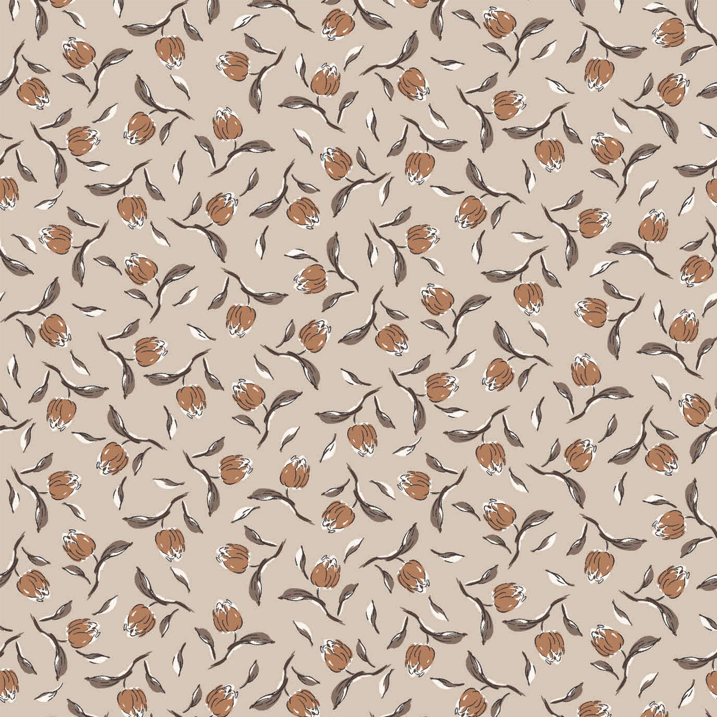 P-3171-636-BIRCH-BUTTERSCOTCH - PRINTED CREPON 100% RAYON CREPON