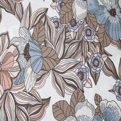 P-3175-754-OFF-WHITE-ASH-BLUE - PRINTED POLY MOROCCAN 100% POLY