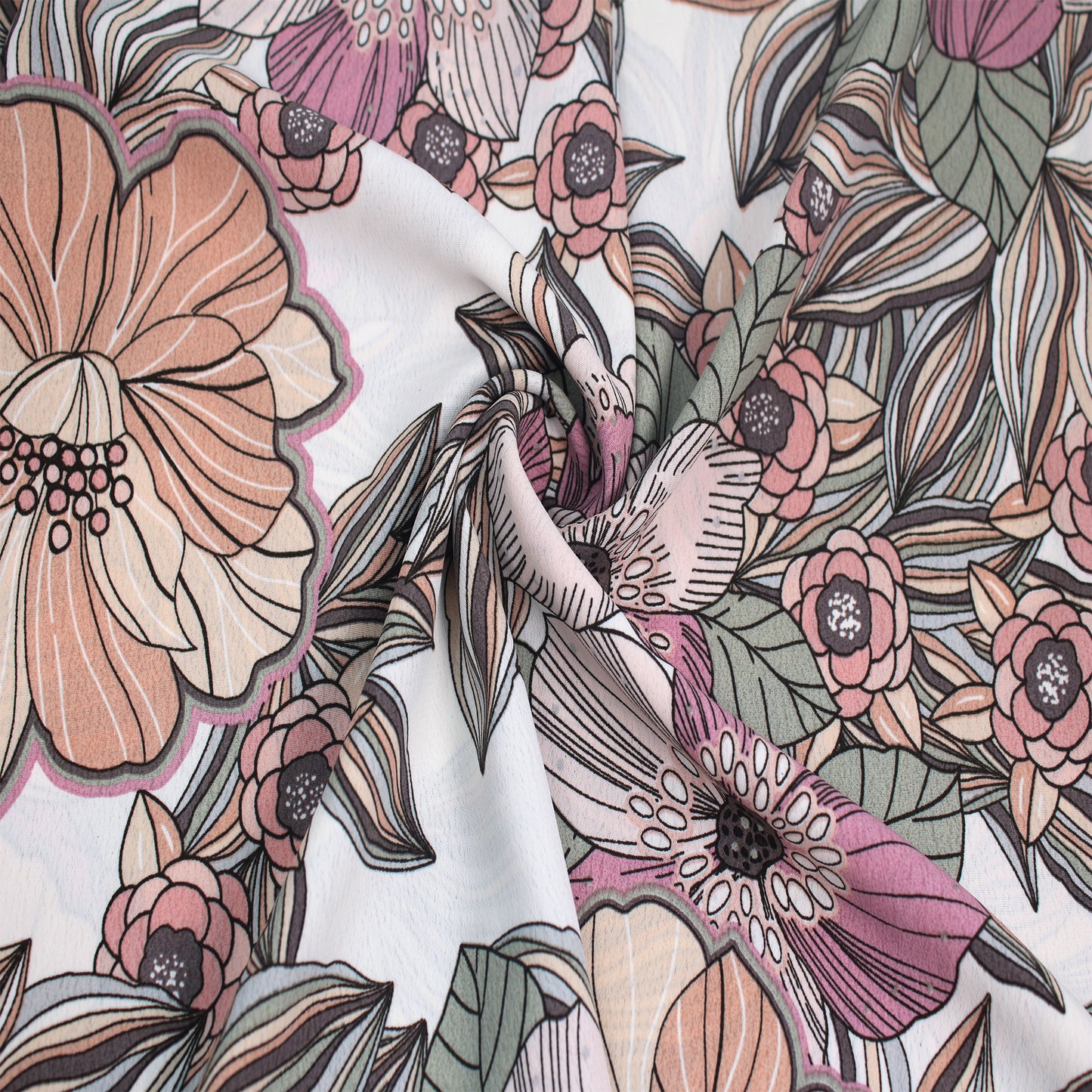 P-3175-754-OFF-WHITE-ORCHID-SMOKE - PRINTED POLY MOROCCAN 100% POLY