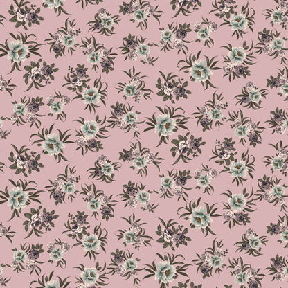 P-3241-636-BLUSH-BLUE PRINTED CREPON 100% RAYON CREPON