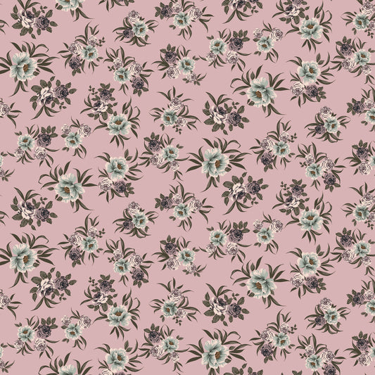 P-3241-636-BLUSH-BLUE PRINTED CREPON 100% RAYON CREPON