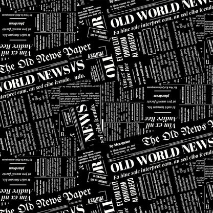 P-3284-730-BLACK-OFFWHITE - PRINTED DTY SEMI SHINY 85% POLY 15% SPANDEX