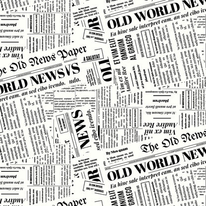 P-3284-730-OFF-WHITE-BLACK - PRINTED DTY SEMI SHINY 85% POLY 15% SPANDEX