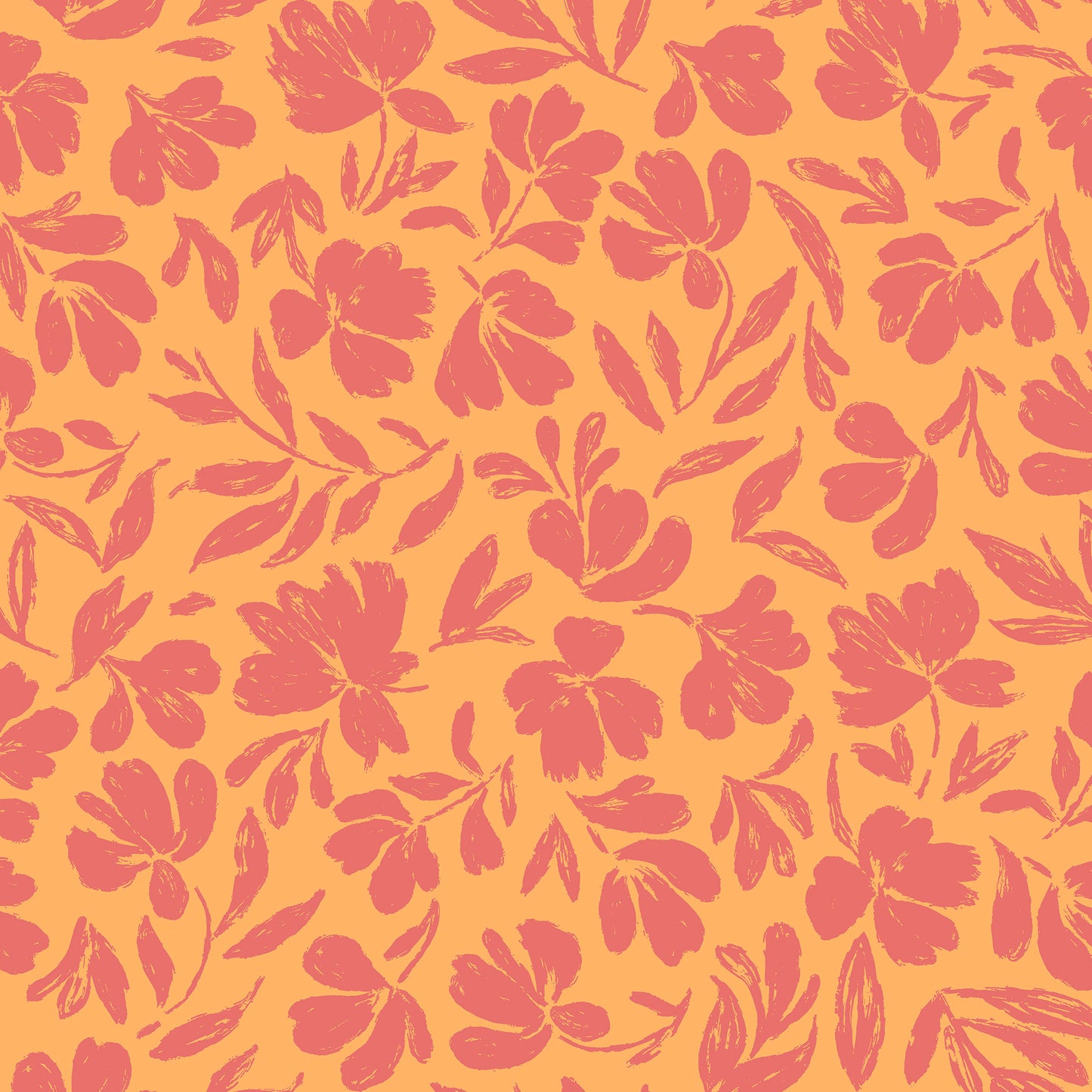 P-3301-754-APRICOT-SHELL-PINK - PRINTED POLY MOROCCAN 100% POLY