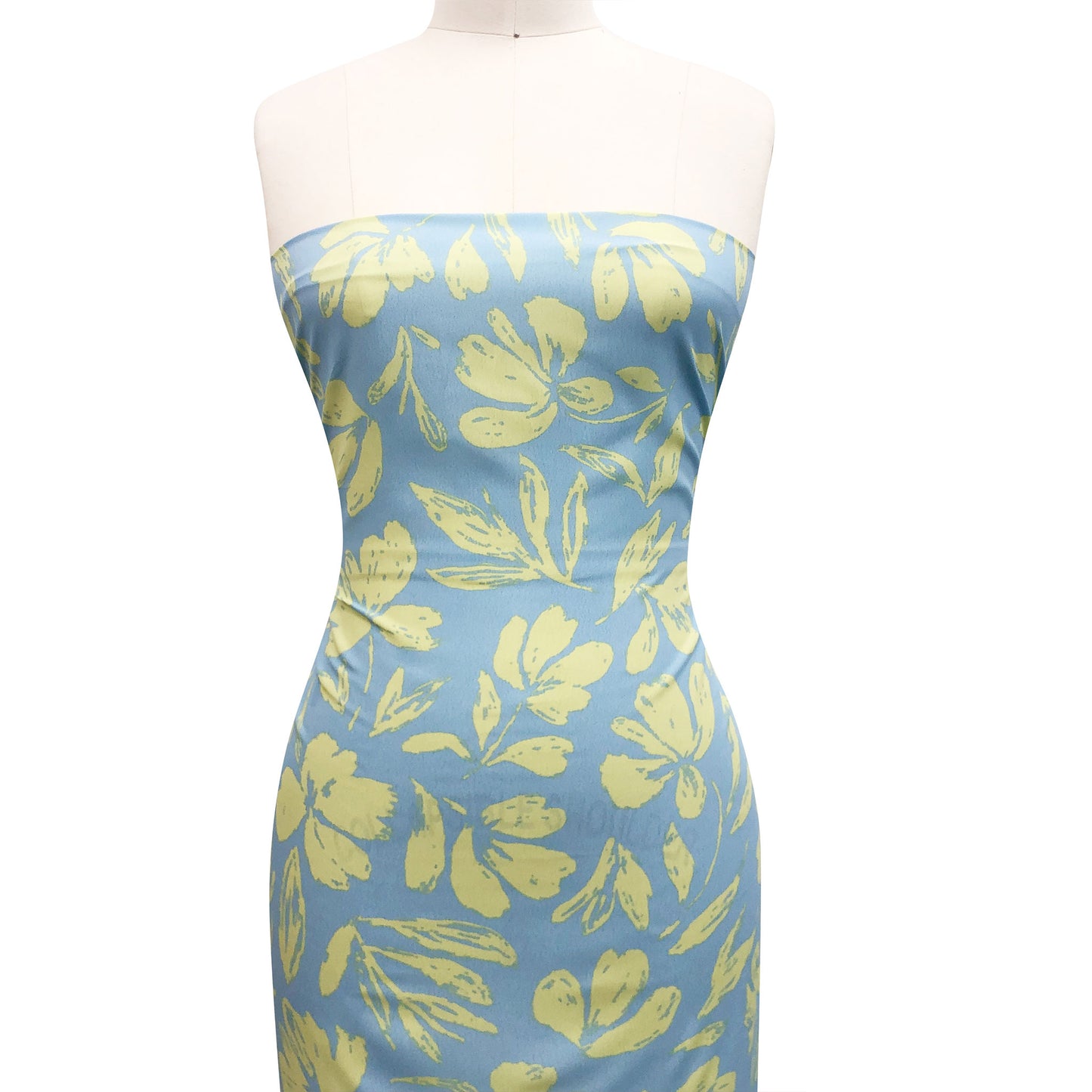 P-3301-754-SKY-BLUE-LIME - PRINTED POLY MOROCCAN 100% POLY