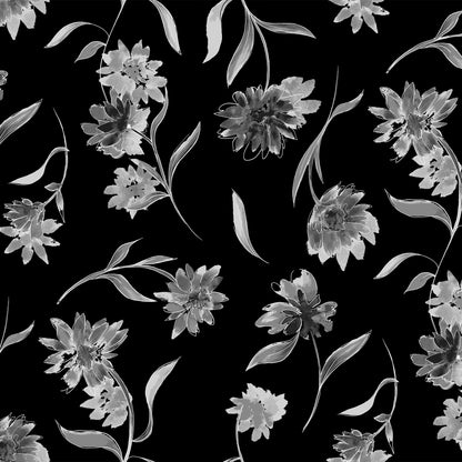 P-3309-702-BLACK-GREY - PRINTED SCUBA CREPE 97% POLY 3% SPANDEX