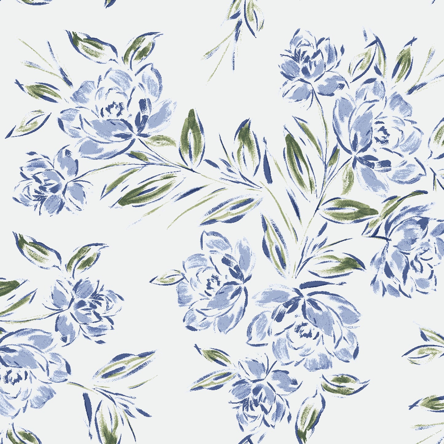 P-3323-501-PALE-SILVER-BLUE - PRINTED 100% POLYESTER HI MULTI CHIFFON WASH