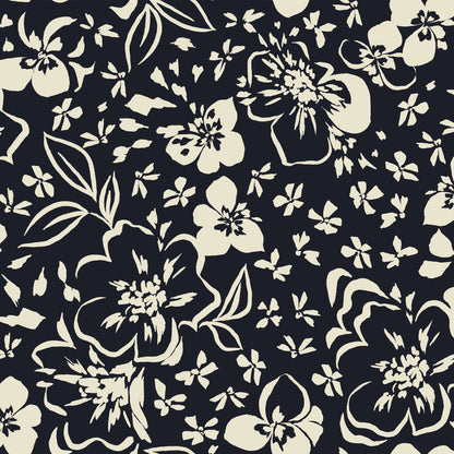 P-3325-636-METAL-CREAM - PRINTED CREPON 100% RAYON CREPON