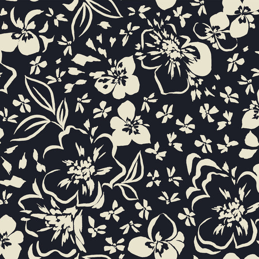 P-3325-636-METAL-CREAM - PRINTED CREPON 100% RAYON CREPON