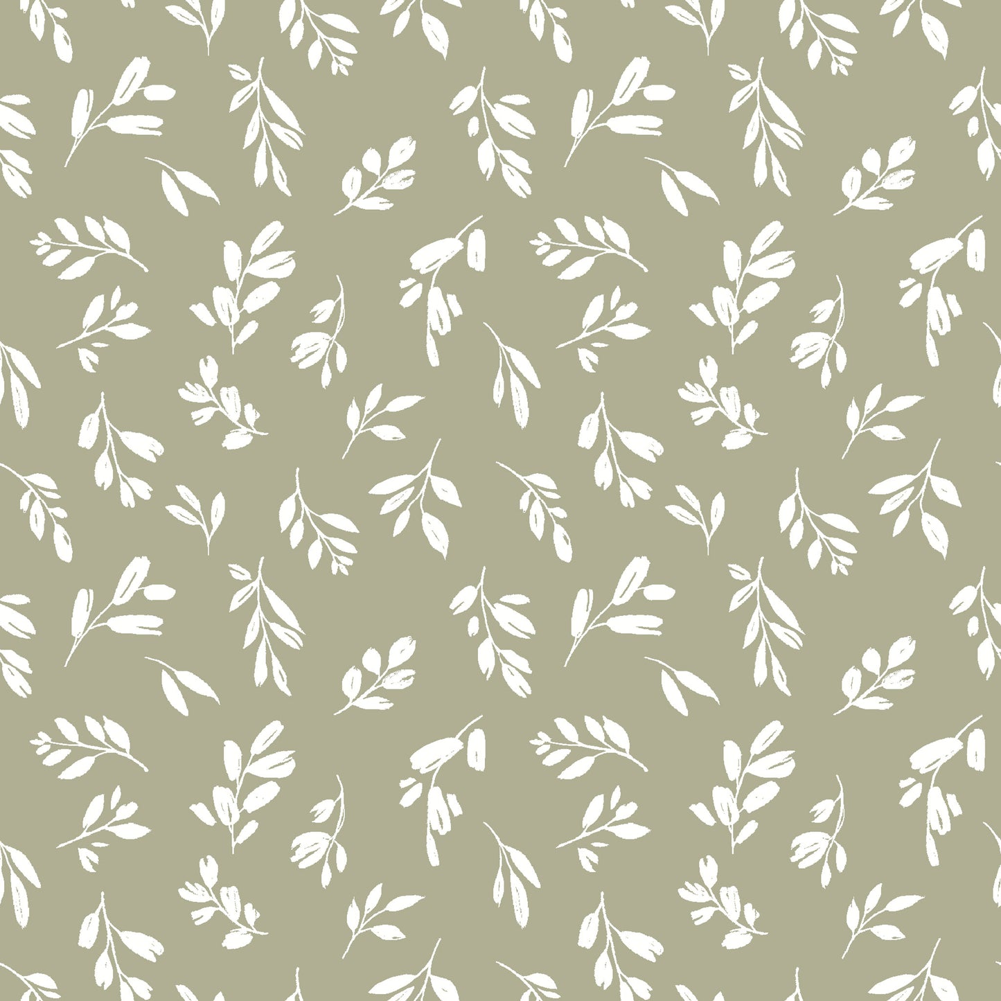 P-3334-698-SAGE-OFF-WHITE - PRINTED RAYON CHALLIS 100% RAYON CHALLIS