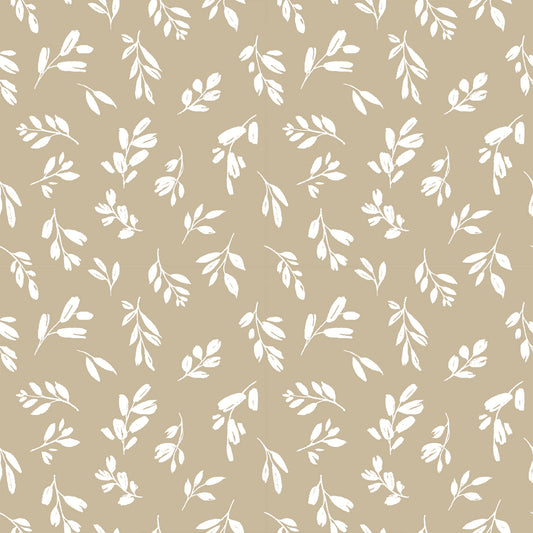 P-3334-698-SAND-OFF-WHITE - PRINTED RAYON CHALLIS 100% RAYON CHALLIS
