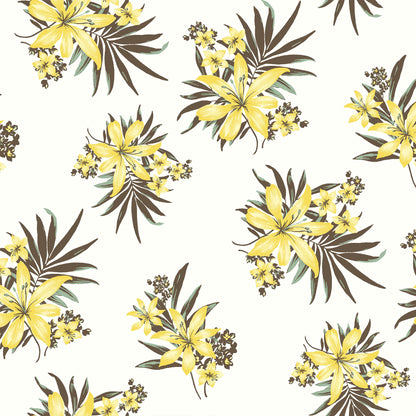 P-335-734-OFFWHITE-BANANA - PRINT WOOL PEACH 100% POLYESTER