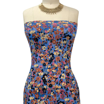 P-3386-730-DENIM-GINGER - PRINTED DTY SEMI SHINY 85% POLY 15% SPANDEX