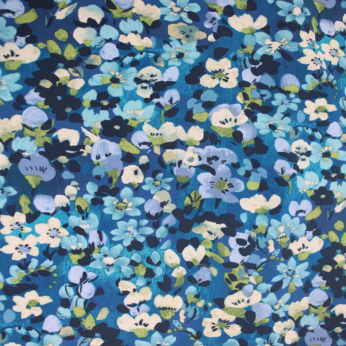 P-3386-730-TEAL-DUSTY-AQUA - PRINTED DTY SEMI SHINY 85% POLY 15% SPANDEX