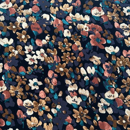 P-3386-754-BLACK-TAUPE - PRINTED POLY MOROCCAN 100% POLY