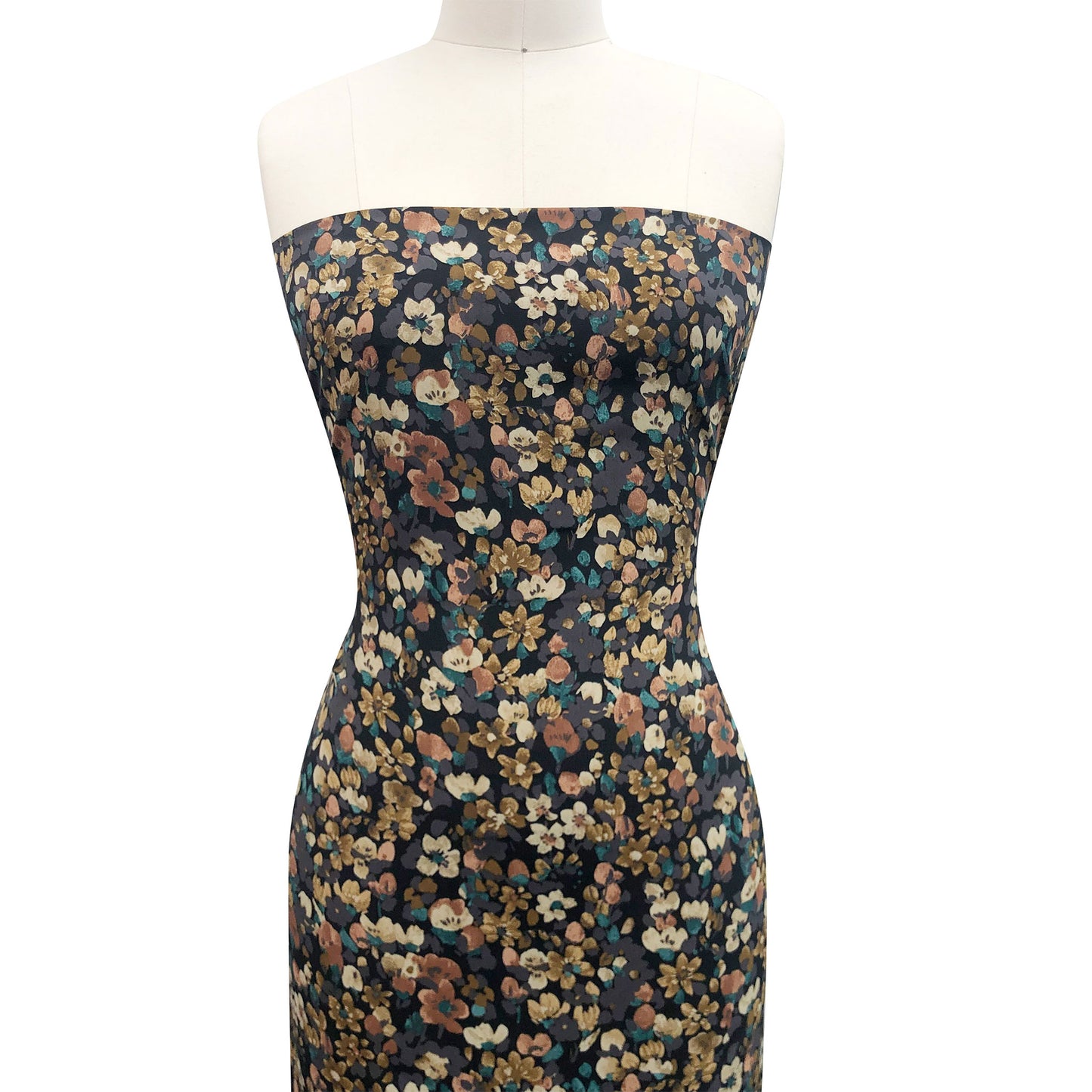 P-3386-754-BLACK-TAUPE - PRINTED POLY MOROCCAN 100% POLY