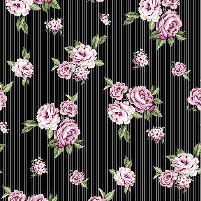 P-339-453-BLACK-PINK - PRINTED POLY POWER MESH 92%POLY 8%SPANDEX