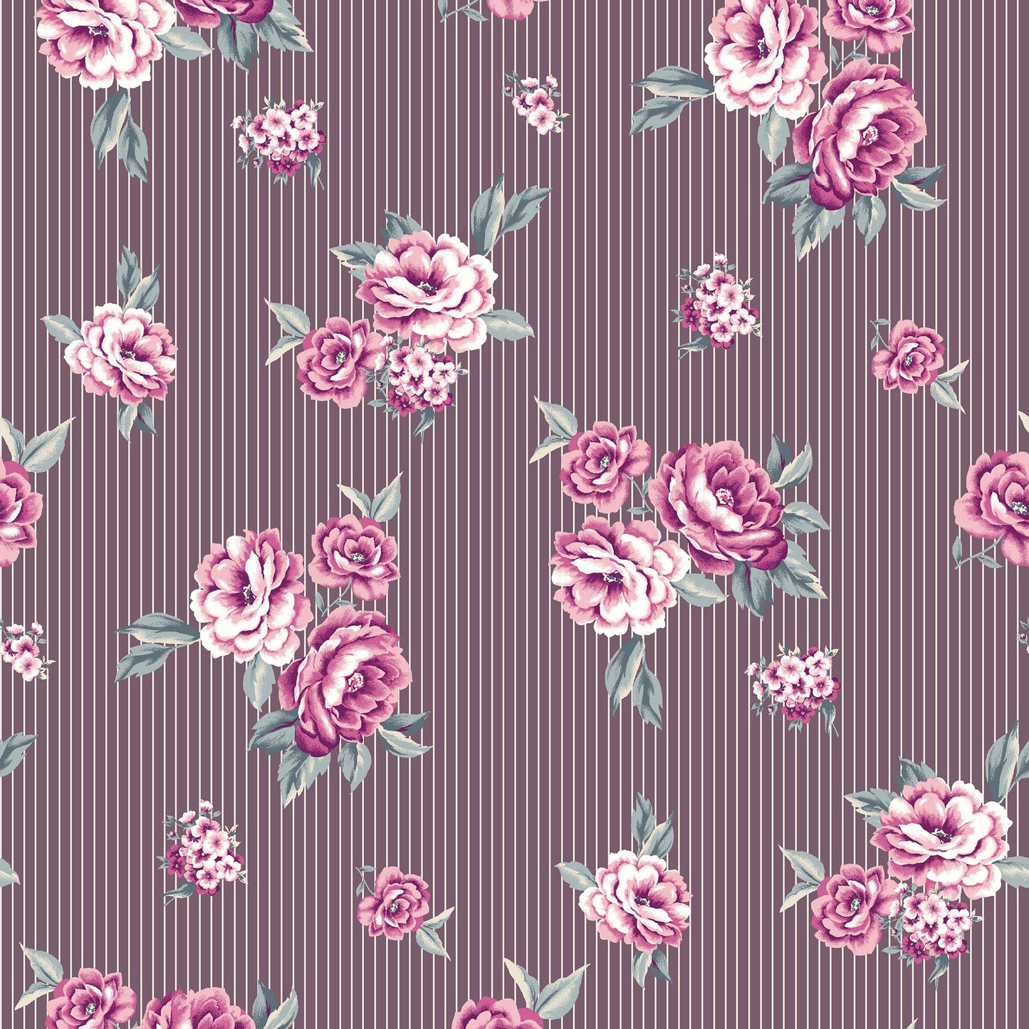 P-339-586-MARSALA-GUAVA - PRINTED CREPE CHIFFON 97% POLY 3% SPANDEX