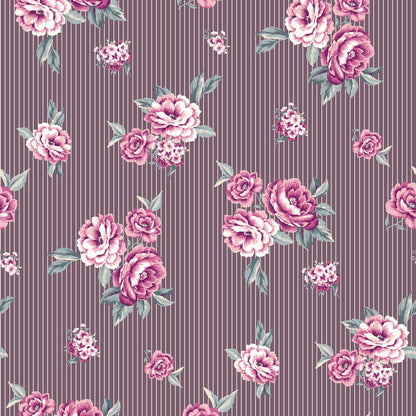 P-339-586-MARSALA-GUAVA - PRINTED CREPE CHIFFON 97% POLY 3% SPANDEX