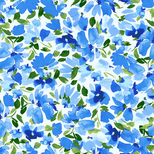 P-3396-800-PALE-BLUE-ROYAL - PRINTED VENEZIA 92% POLY 8% SPANDEX