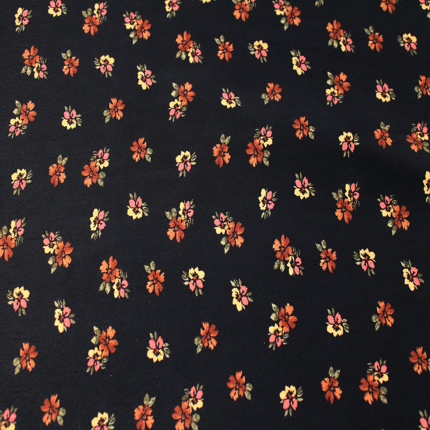 P-3429-754-BLACK-COFFEE - PRINTED POLY MOROCCAN 100% POLY