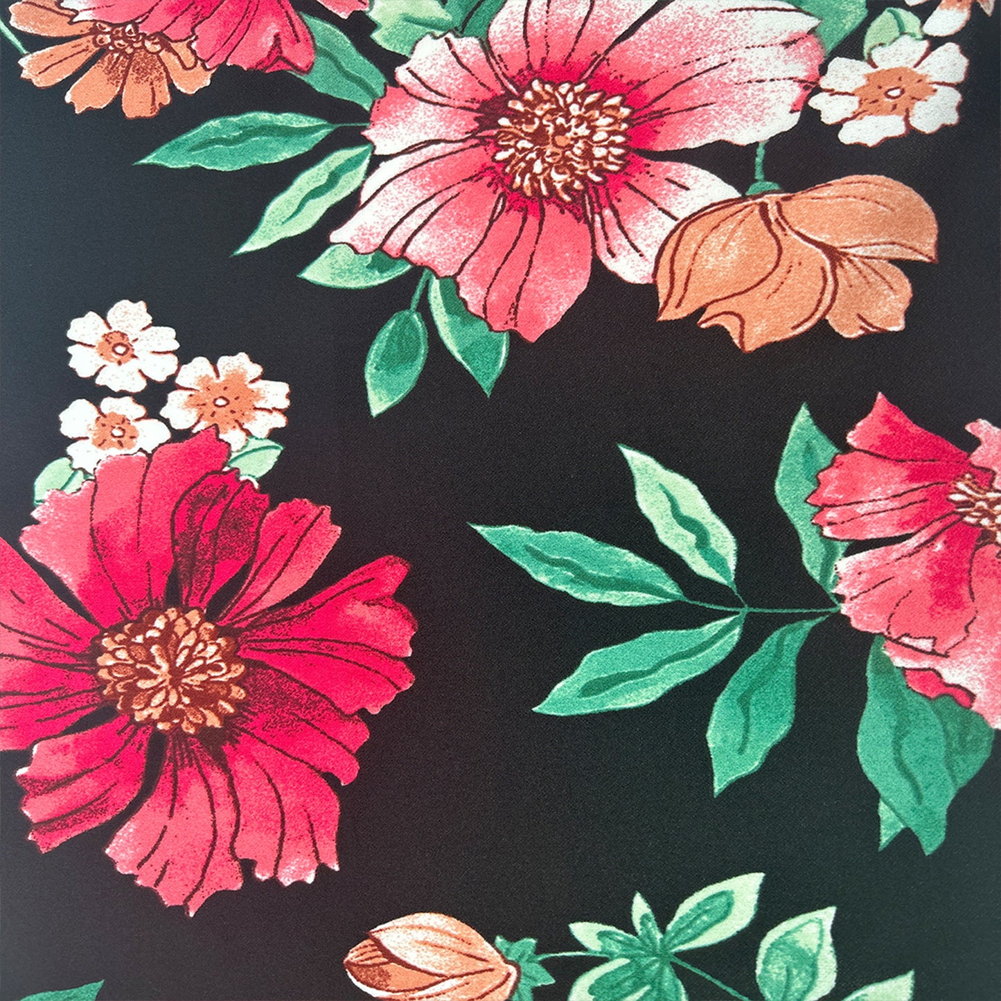 P-3476-702-BLACK-WATERMELON - PRINTED 97% POLY 3% SPANDEX
