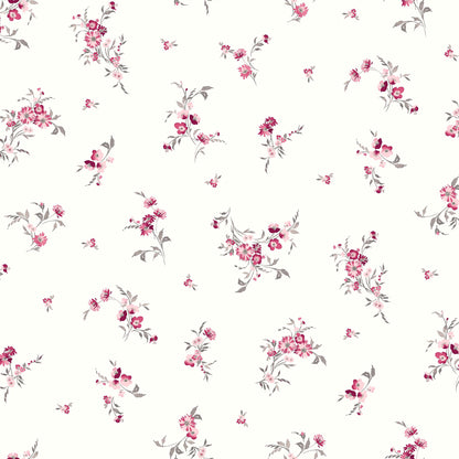 P-366-SHADOW-OFFWHITE-CORAL - PRINTED SHADOW 100% POLYESTER