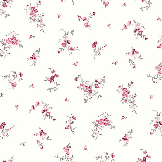 P-366-SHADOW-OFFWHITE-CORAL - PRINTED SHADOW 100% POLYESTER