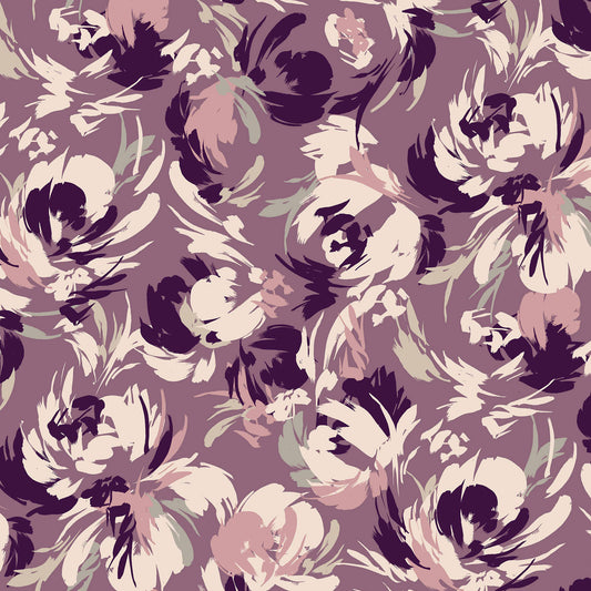 P-40-453-MAUVE-BLUSH - PRINTED POLY POWER MESH 92%POLY 8%SPANDEX