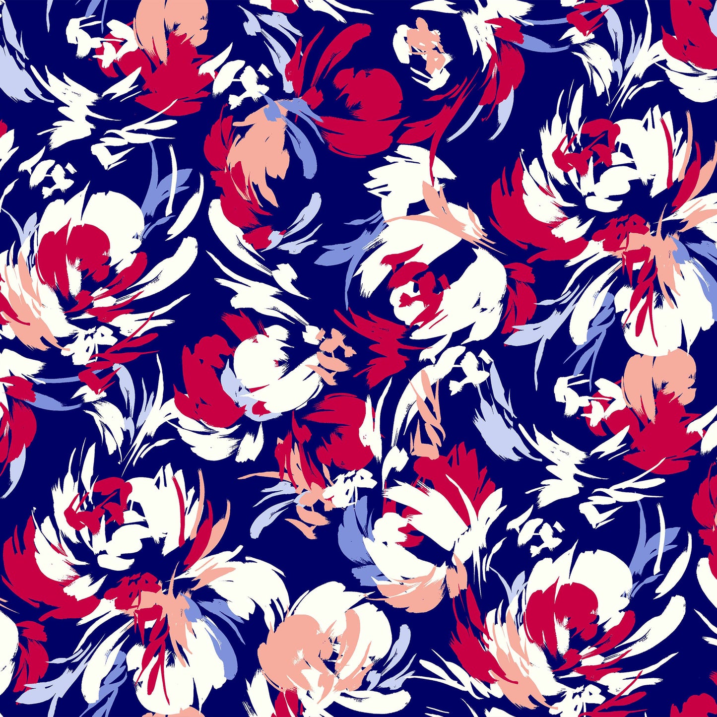 P-40-453-NAVY-RED - PRINTED POLY POWER MESH 92%POLY 8%SPANDEX
