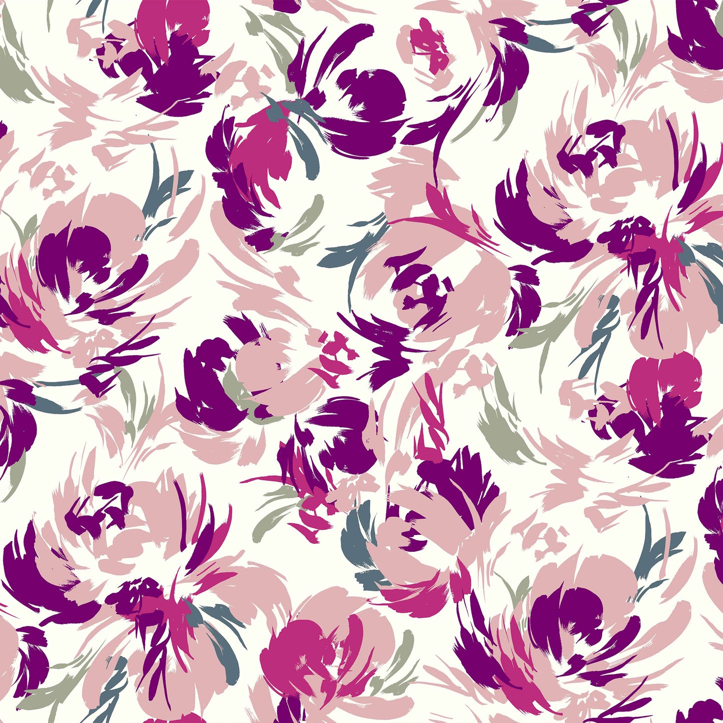 P-40-504-OFFWHITE-BLUSH - PRINTED WOOL DOBBY 100% POLYESTER