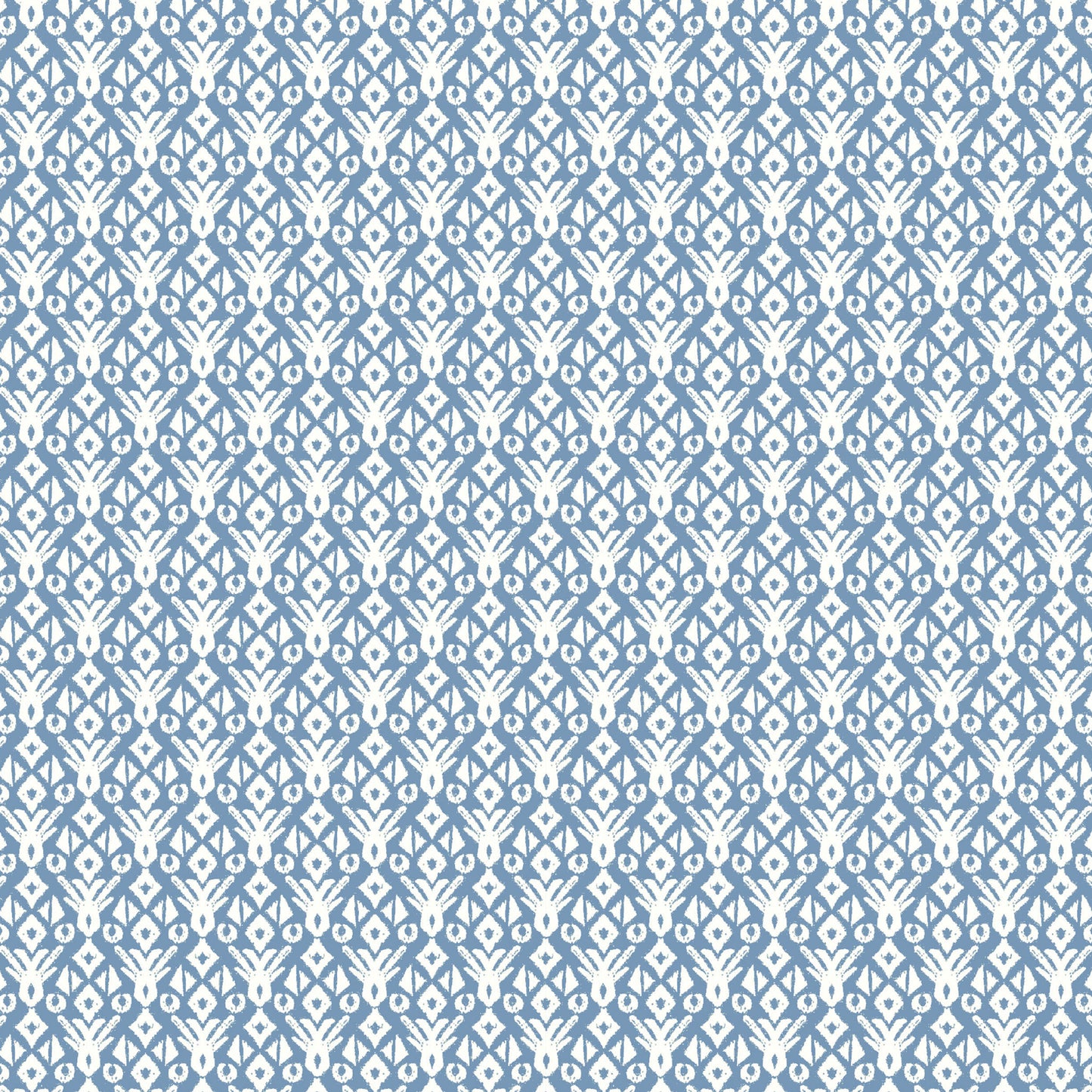 P-404-636-BLUE-OFF-WHITE PRINTED CREPON 100% RAYON CREPON