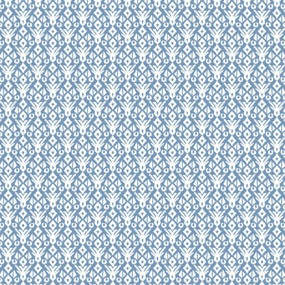 P-404-636-BLUE-OFF-WHITE PRINTED CREPON 100% RAYON CREPON