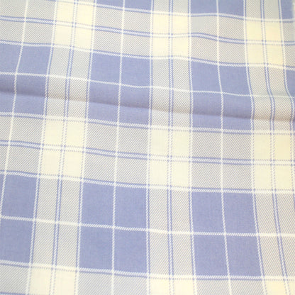 P-409-698-CHAMBRAY-ECRU - PRINTED RAYON CHALLIS 100% RAYON CHALLIS