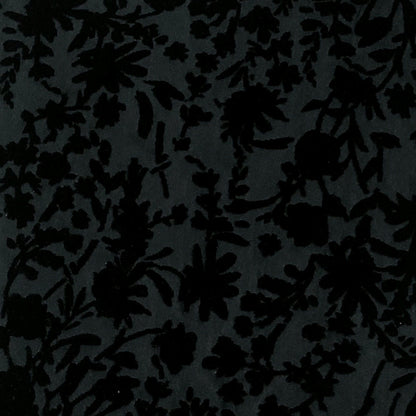 P-4170-VELVET-BLACK - PRINTED BURN-OUT VELVET 68% POLY 24% NYLON 8% SPANDEX