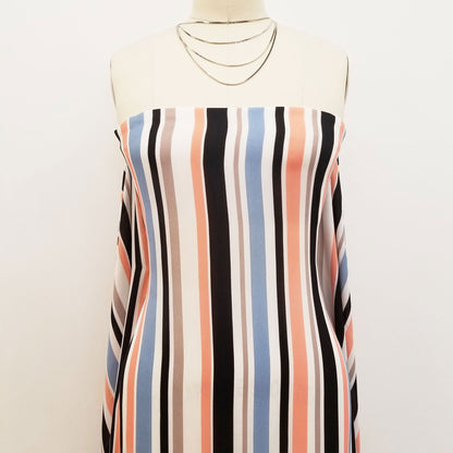 P-419-504-BLACK-DENIM - PRINTED WOOL DOBBY 100% POLYESTER