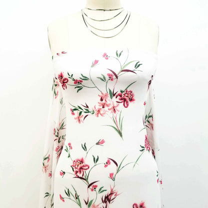 P-421-501-OFFWHITE-MAUVE - PRINTED 100% POLYESTER HI MULTI CHIFFON WASH