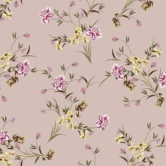 P-421-702-BLUSH-MAUVE - PRINTED SCUBA CREPE 97% POLY 3% SPANDEX