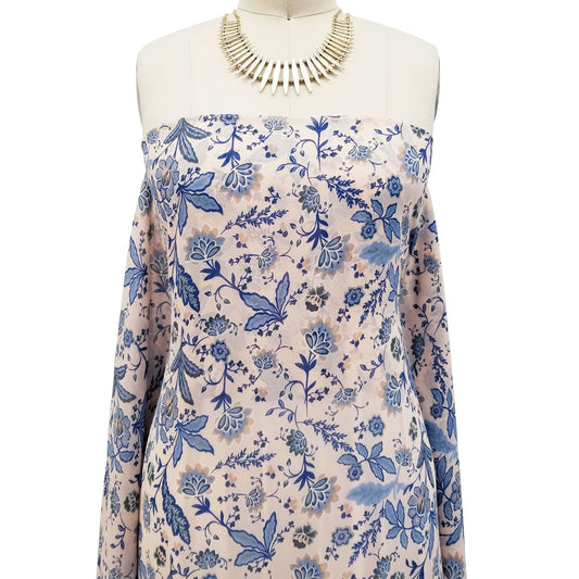 P-43-502-BLUSH-DENIM - PRINTED 100% POLY CHELSEA CHIFFON