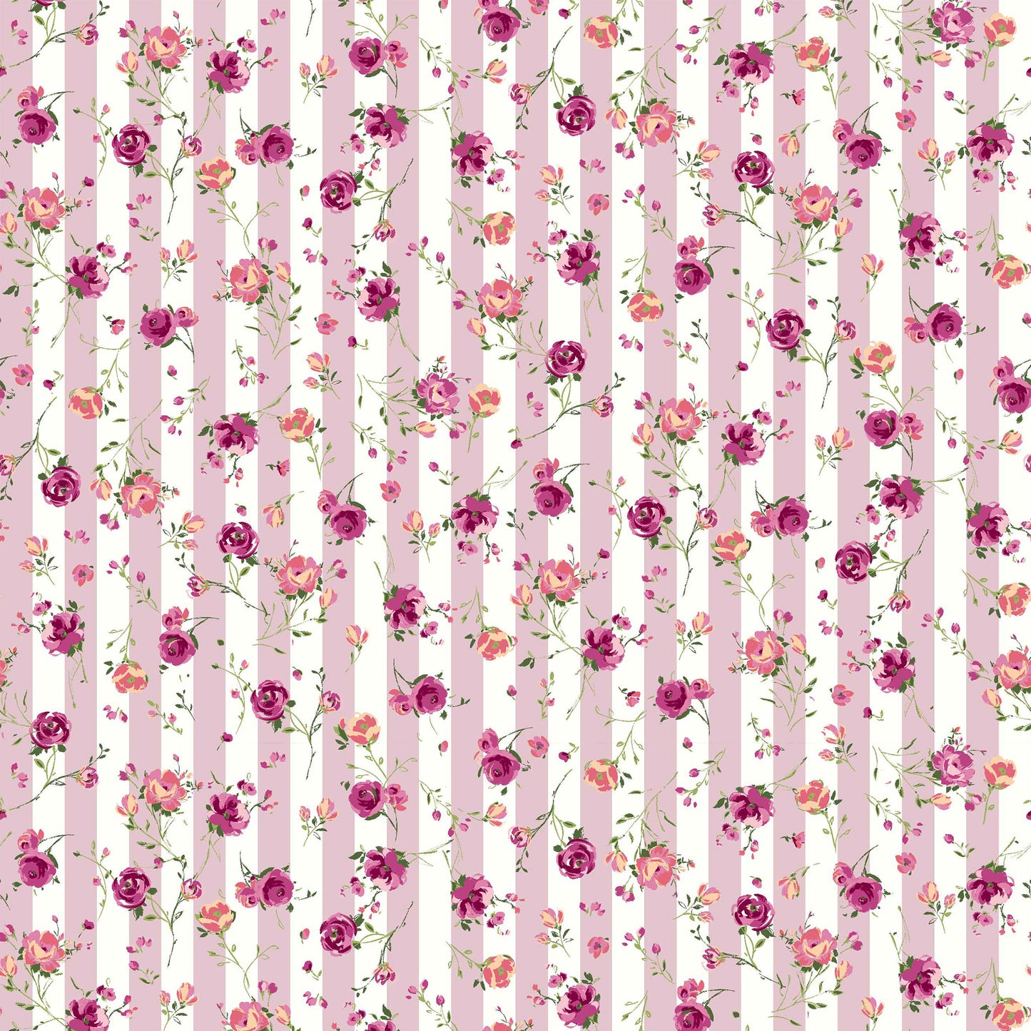 P-434-586-DUSTY-PINK-FUCHSIA - PRINTED CREPE CHIFFON 97% POLY 3% SPANDEX