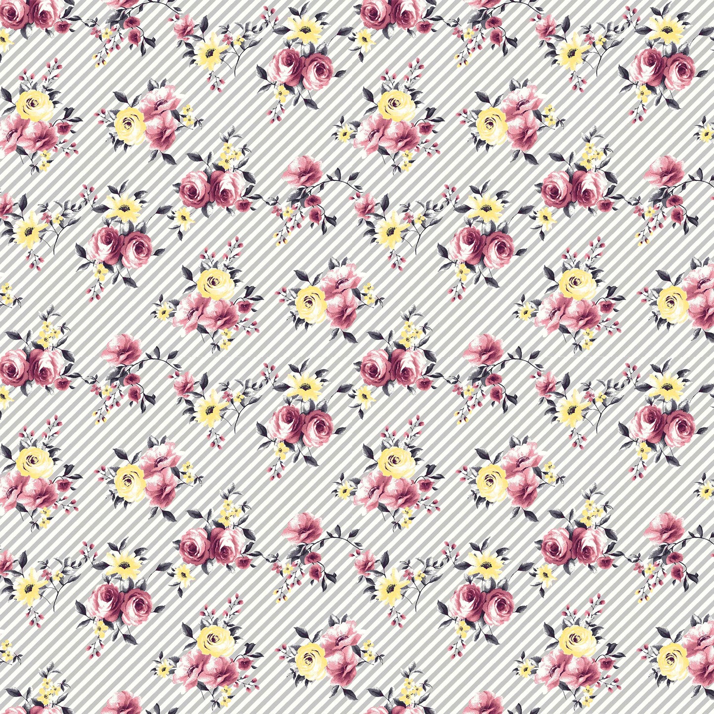 P-439-504-SILVER-MAUVE - PRINTED WOOL DOBBY 100% POLYESTER