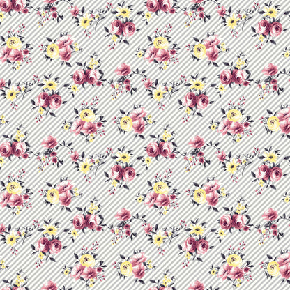 P-439-504-SILVER-MAUVE - PRINTED WOOL DOBBY 100% POLYESTER