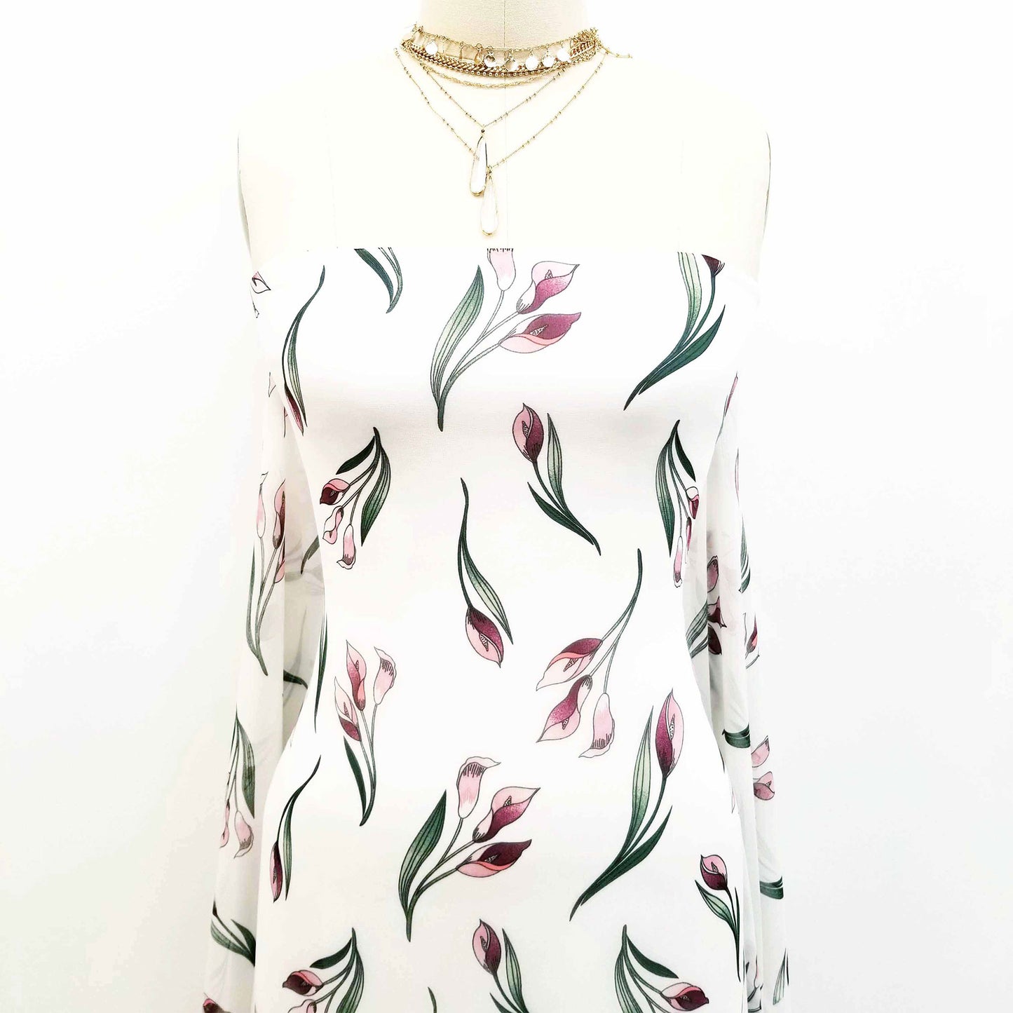 P-454-501-OFF-WHITE-MAUVE - PRINTED 100% POLYESTER HI MULTI CHIFFON WASH