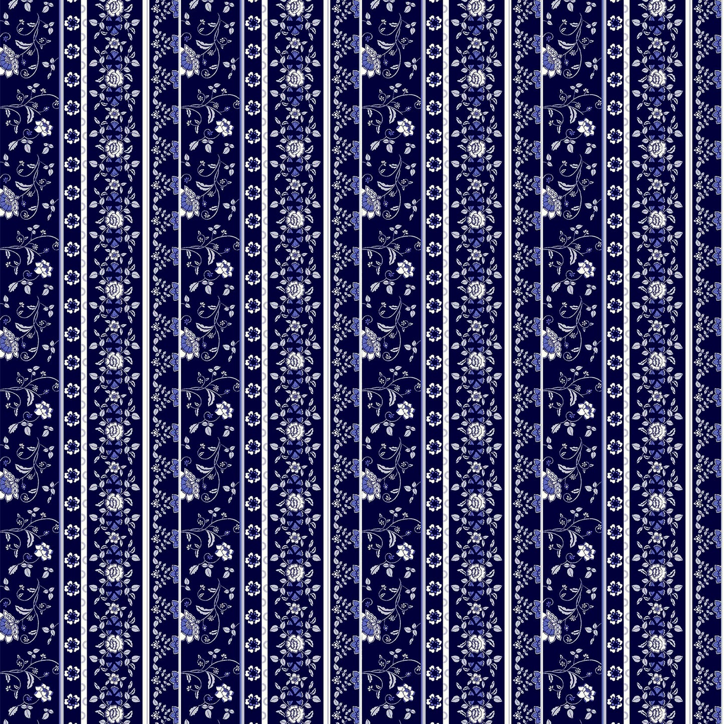P-472-586-NAVY-PERI - PRINTED CREPE CHIFFON 97% POLY 3% SPANDEX