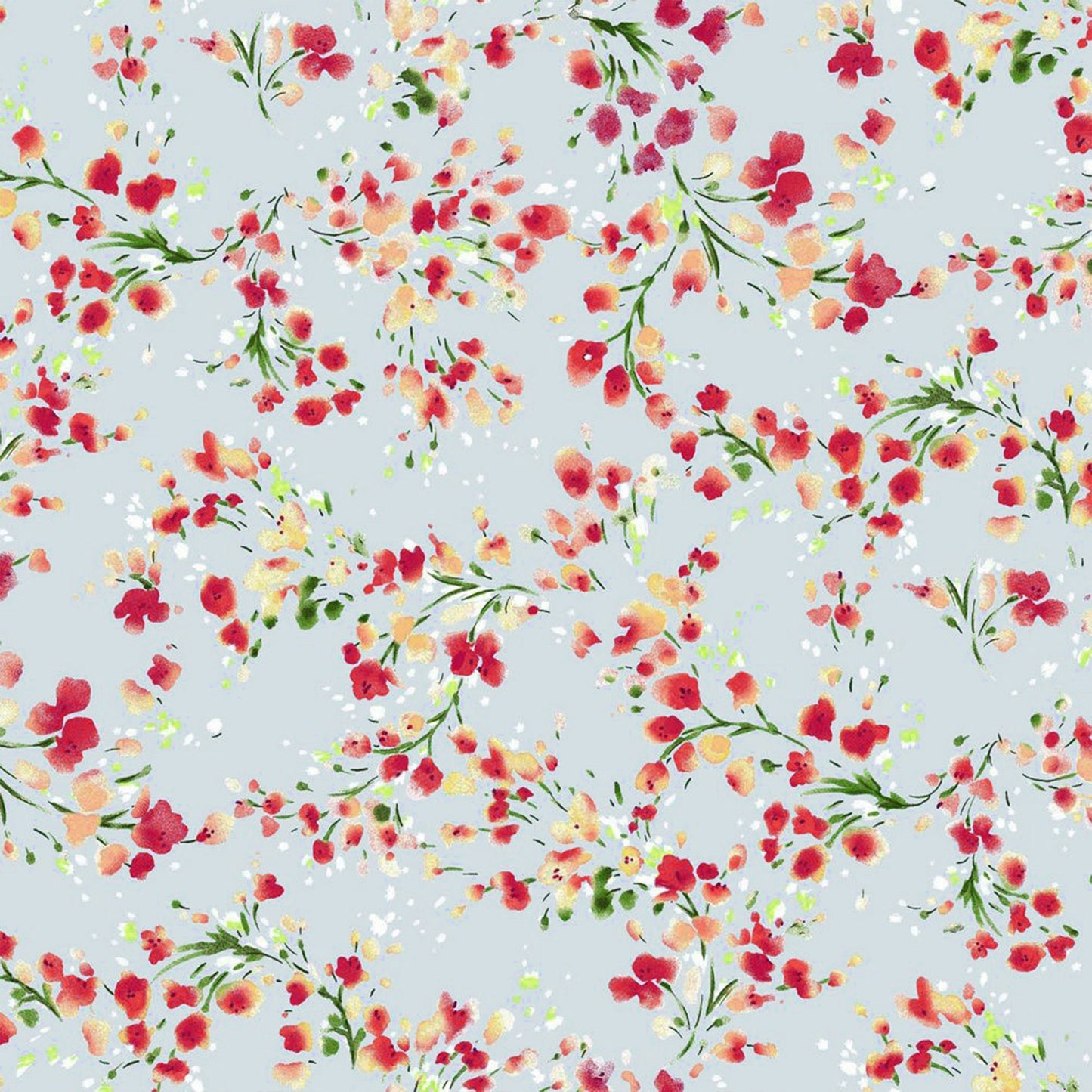 P-501-586-PALE-BLUE-BERRY - PRINTED CREPE CHIFFON 97% POLY 3% SPANDEX