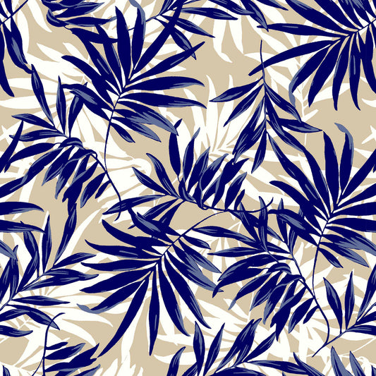 P-51-HVY-RSJ-TAUPE-NAVY - PRINT RSJ 95% RAYON 5% SPANDEX JERSEY
