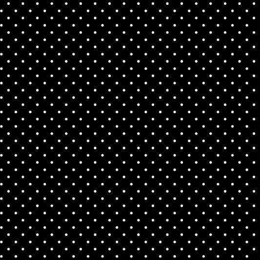 P-514-504-02-BLACK-OFFWHITE - PRINTED WOOL DOBBY 100% POLYESTER