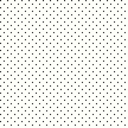 P-514-504-05-OFFWHITE-BLACK - PRINTED WOOL DOBBY 100% POLYESTER