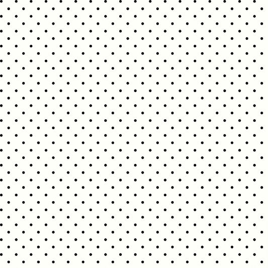 P-514-504-05-OFFWHITE-BLACK - PRINTED WOOL DOBBY 100% POLYESTER